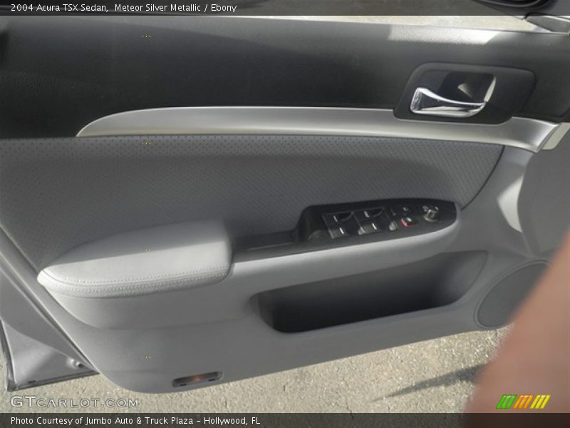 Meteor Silver Metallic / Ebony 2004 Acura TSX Sedan
