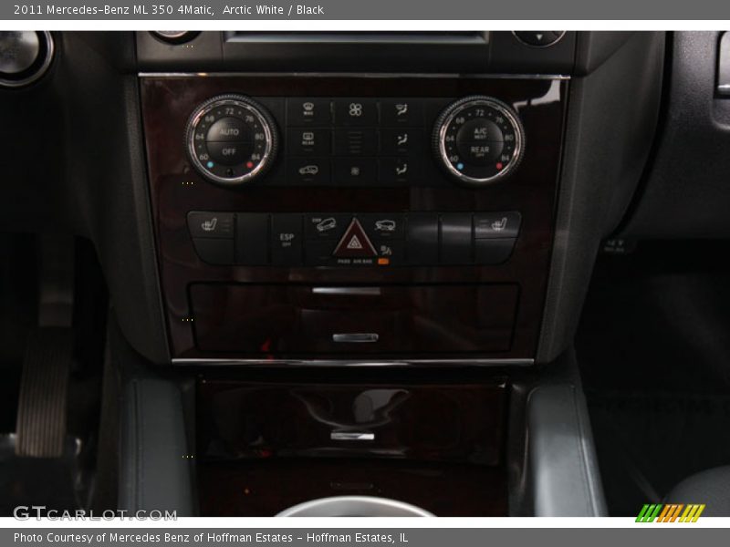 Arctic White / Black 2011 Mercedes-Benz ML 350 4Matic