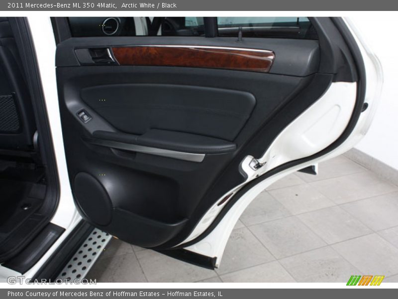 Arctic White / Black 2011 Mercedes-Benz ML 350 4Matic