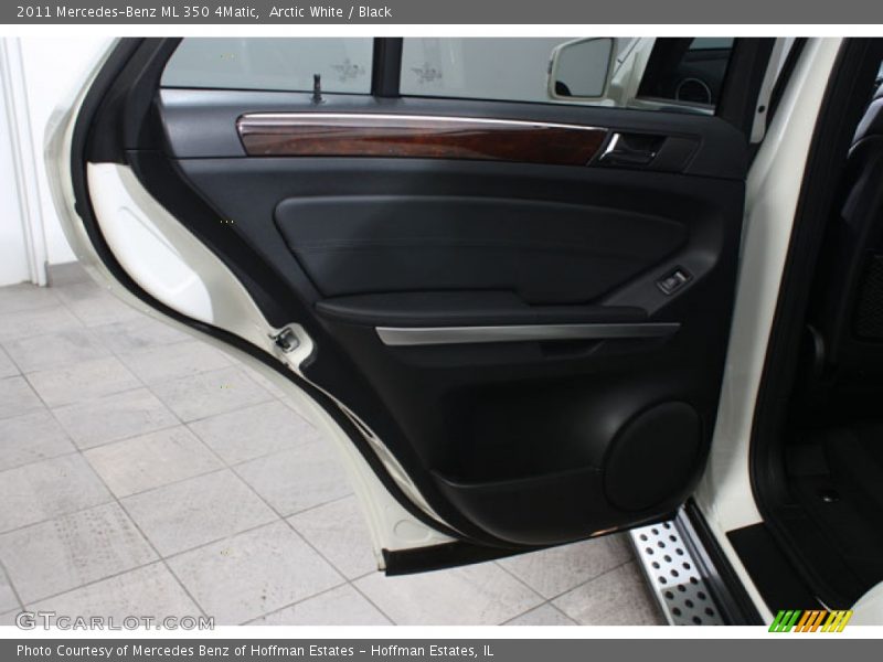 Arctic White / Black 2011 Mercedes-Benz ML 350 4Matic