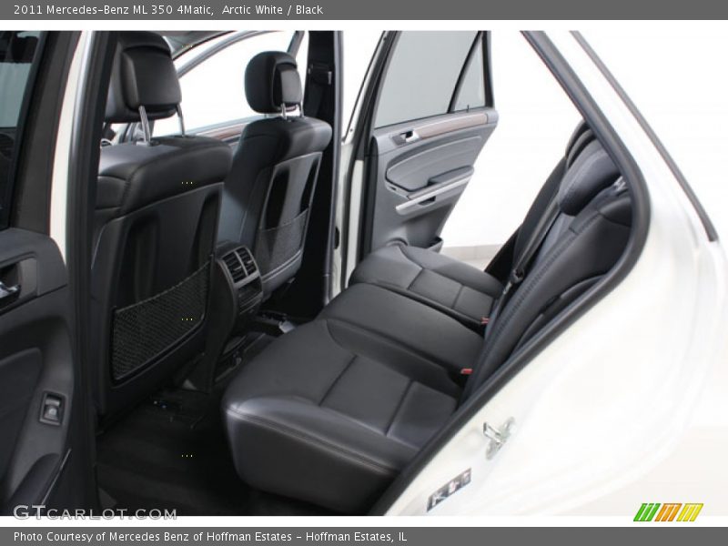 Arctic White / Black 2011 Mercedes-Benz ML 350 4Matic