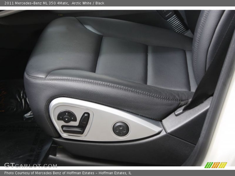 Arctic White / Black 2011 Mercedes-Benz ML 350 4Matic