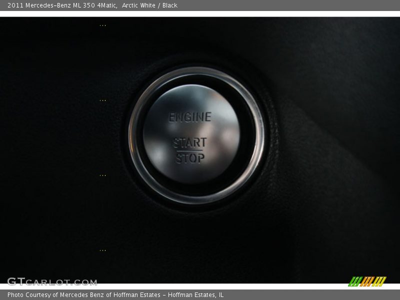 Arctic White / Black 2011 Mercedes-Benz ML 350 4Matic