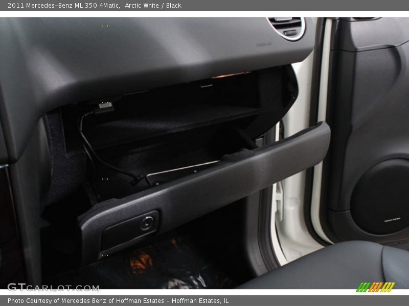 Arctic White / Black 2011 Mercedes-Benz ML 350 4Matic