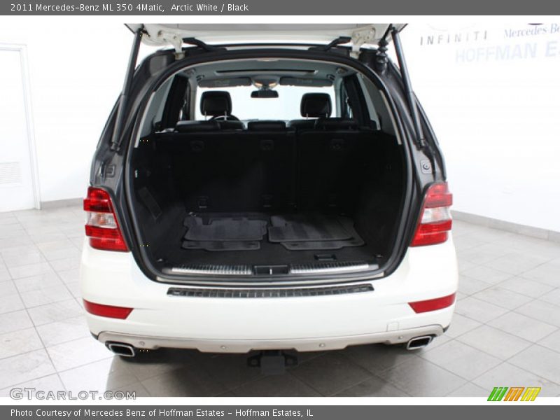 Arctic White / Black 2011 Mercedes-Benz ML 350 4Matic