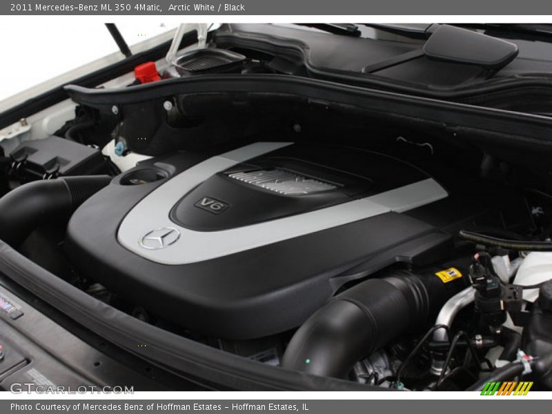 Arctic White / Black 2011 Mercedes-Benz ML 350 4Matic