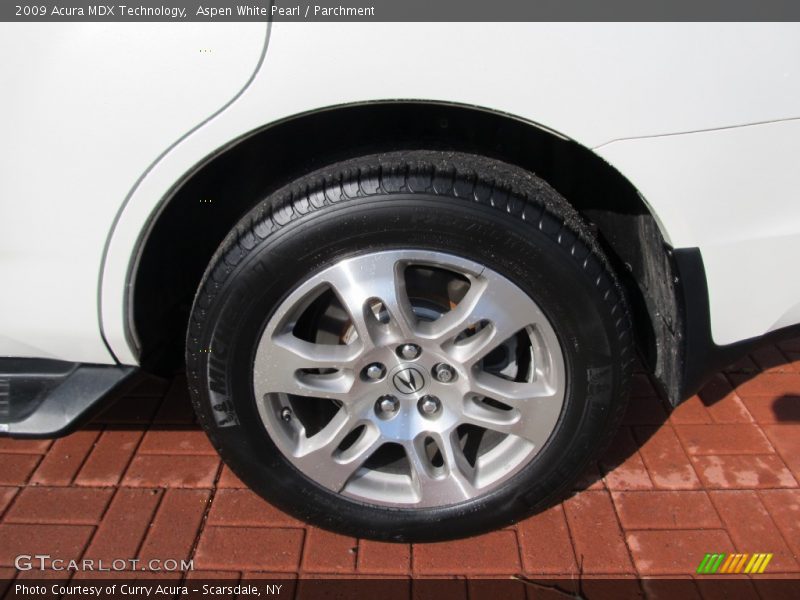 Aspen White Pearl / Parchment 2009 Acura MDX Technology