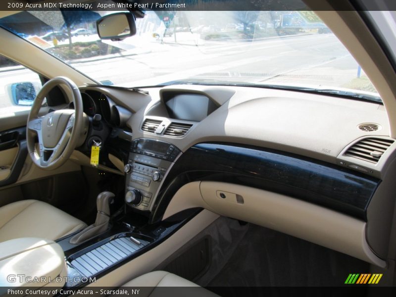 Aspen White Pearl / Parchment 2009 Acura MDX Technology