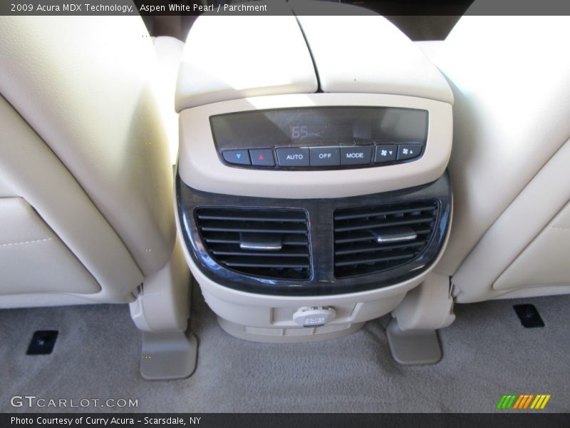 Aspen White Pearl / Parchment 2009 Acura MDX Technology