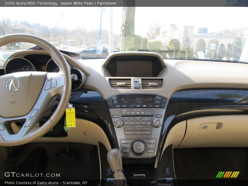 Aspen White Pearl / Parchment 2009 Acura MDX Technology