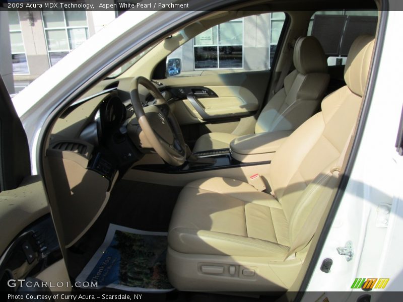 Aspen White Pearl / Parchment 2009 Acura MDX Technology
