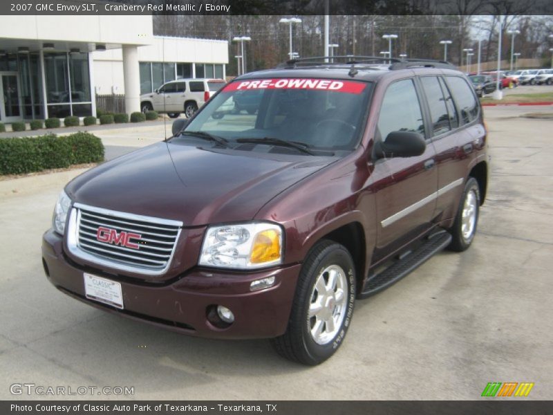 Cranberry Red Metallic / Ebony 2007 GMC Envoy SLT