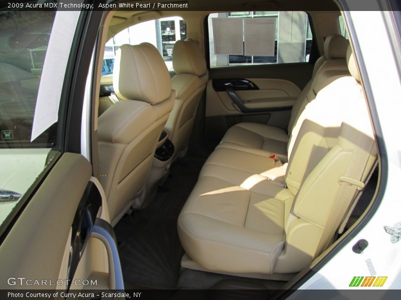 Aspen White Pearl / Parchment 2009 Acura MDX Technology