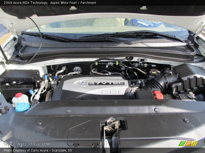 Aspen White Pearl / Parchment 2009 Acura MDX Technology