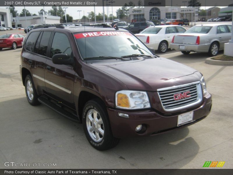 Cranberry Red Metallic / Ebony 2007 GMC Envoy SLT