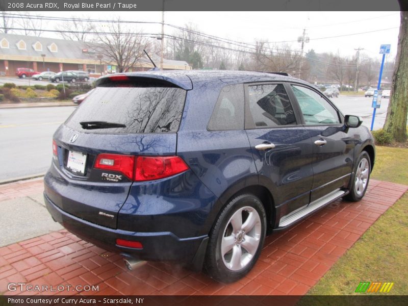 Royal Blue Pearl / Taupe 2008 Acura RDX