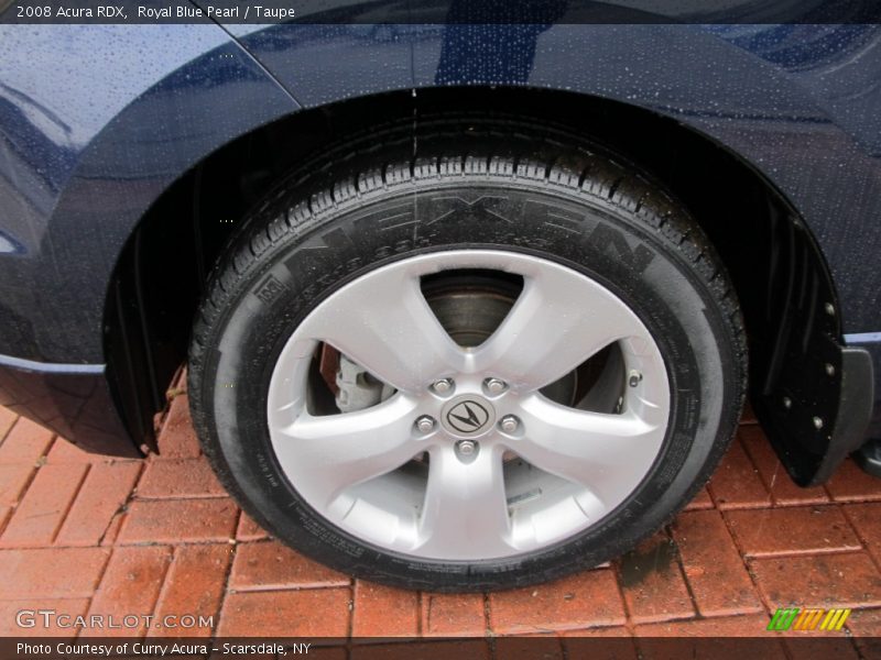 Royal Blue Pearl / Taupe 2008 Acura RDX