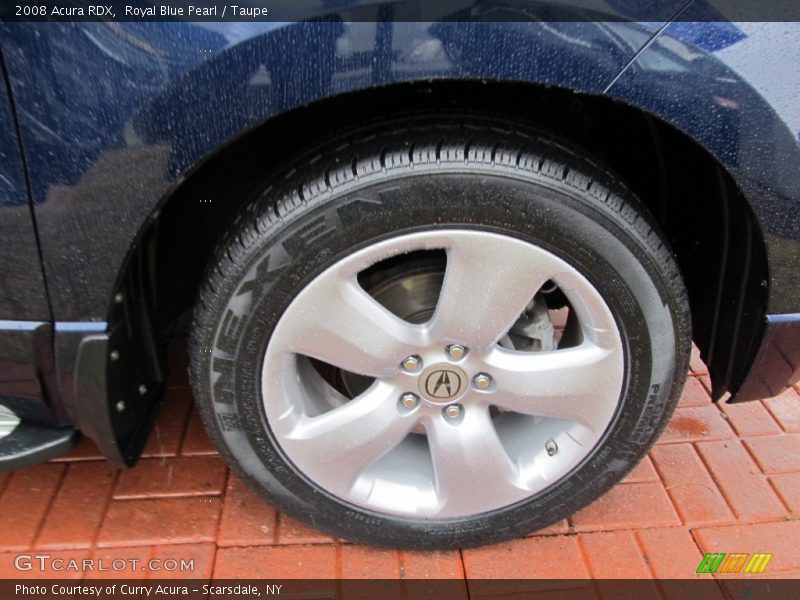 Royal Blue Pearl / Taupe 2008 Acura RDX