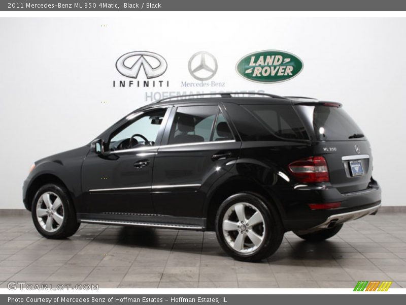 Black / Black 2011 Mercedes-Benz ML 350 4Matic