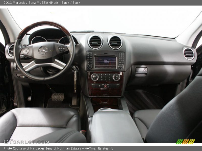 Black / Black 2011 Mercedes-Benz ML 350 4Matic