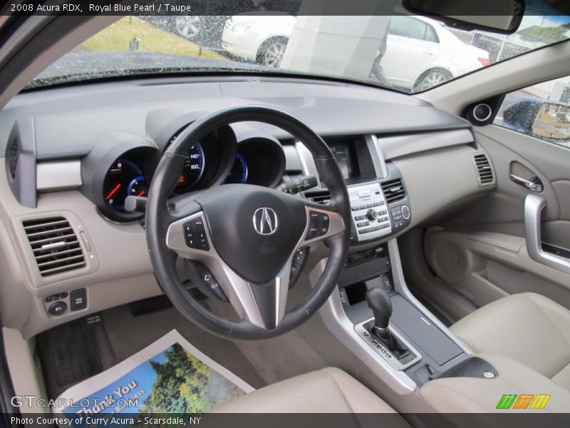Royal Blue Pearl / Taupe 2008 Acura RDX