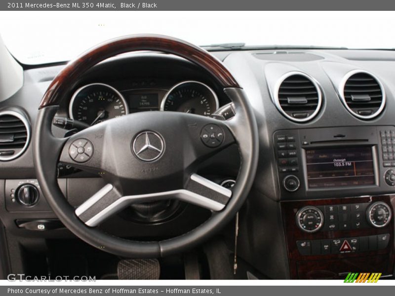 Black / Black 2011 Mercedes-Benz ML 350 4Matic