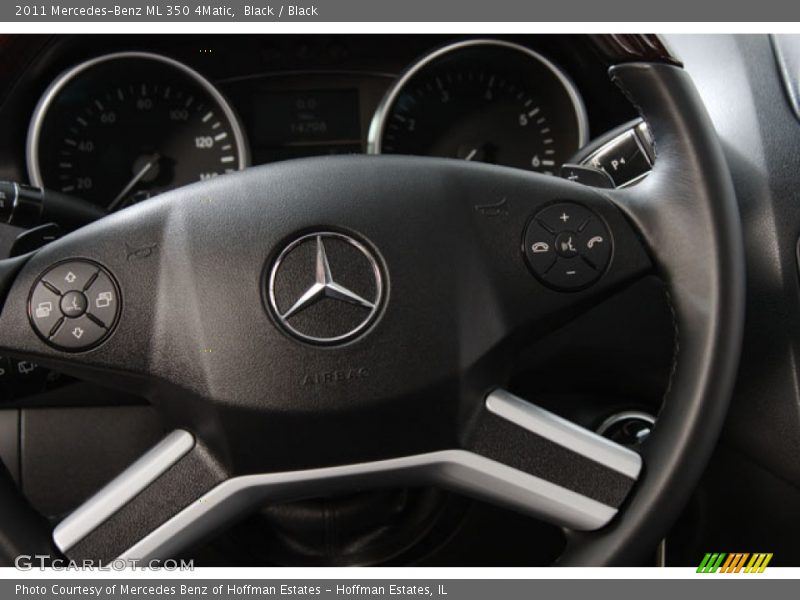 Black / Black 2011 Mercedes-Benz ML 350 4Matic