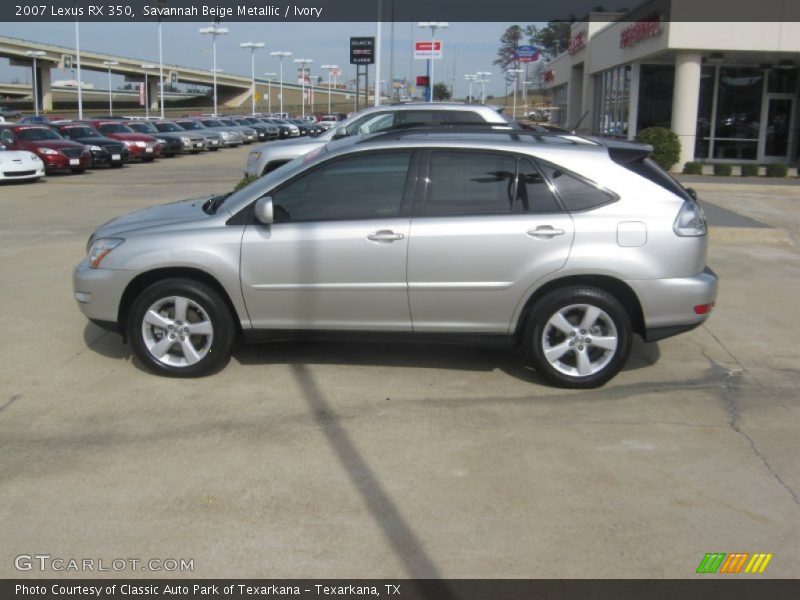 Savannah Beige Metallic / Ivory 2007 Lexus RX 350