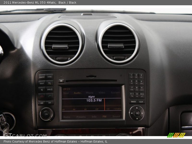 Black / Black 2011 Mercedes-Benz ML 350 4Matic