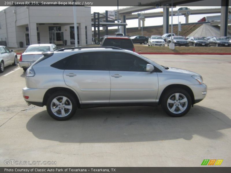 Savannah Beige Metallic / Ivory 2007 Lexus RX 350