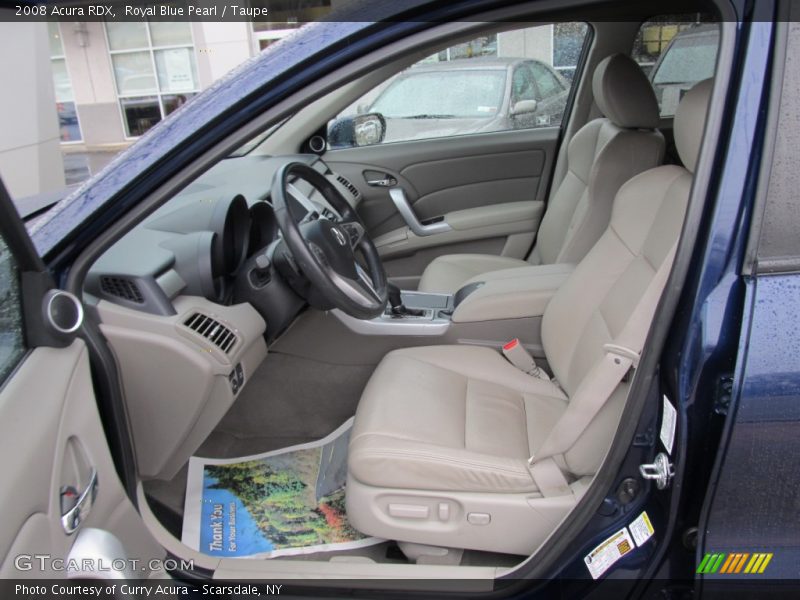 Royal Blue Pearl / Taupe 2008 Acura RDX