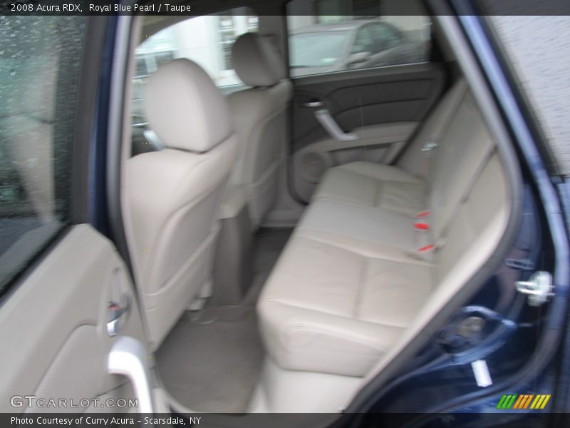 Royal Blue Pearl / Taupe 2008 Acura RDX
