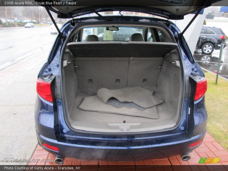 Royal Blue Pearl / Taupe 2008 Acura RDX