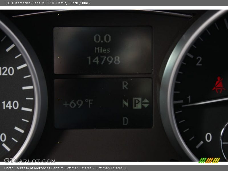 Black / Black 2011 Mercedes-Benz ML 350 4Matic