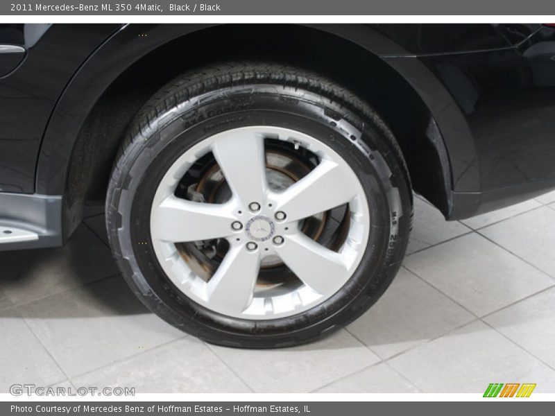 Black / Black 2011 Mercedes-Benz ML 350 4Matic