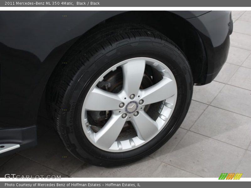 Black / Black 2011 Mercedes-Benz ML 350 4Matic