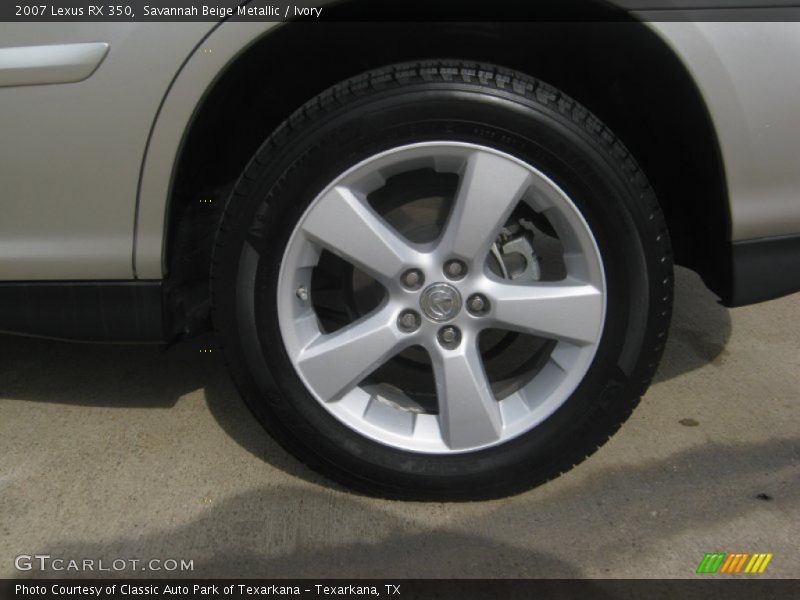 Savannah Beige Metallic / Ivory 2007 Lexus RX 350
