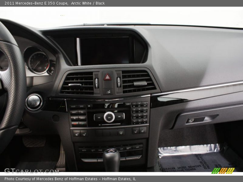Arctic White / Black 2011 Mercedes-Benz E 350 Coupe
