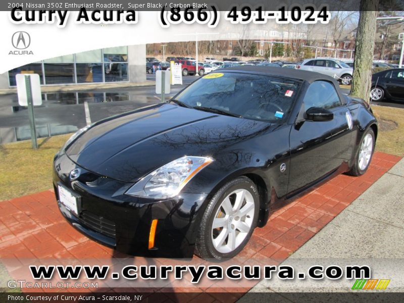 Super Black / Carbon Black 2004 Nissan 350Z Enthusiast Roadster
