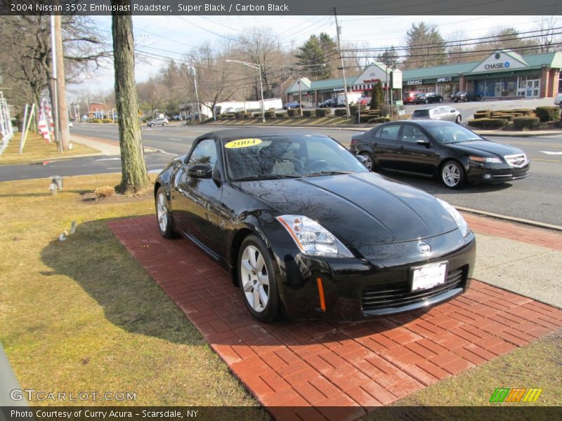 Super Black / Carbon Black 2004 Nissan 350Z Enthusiast Roadster