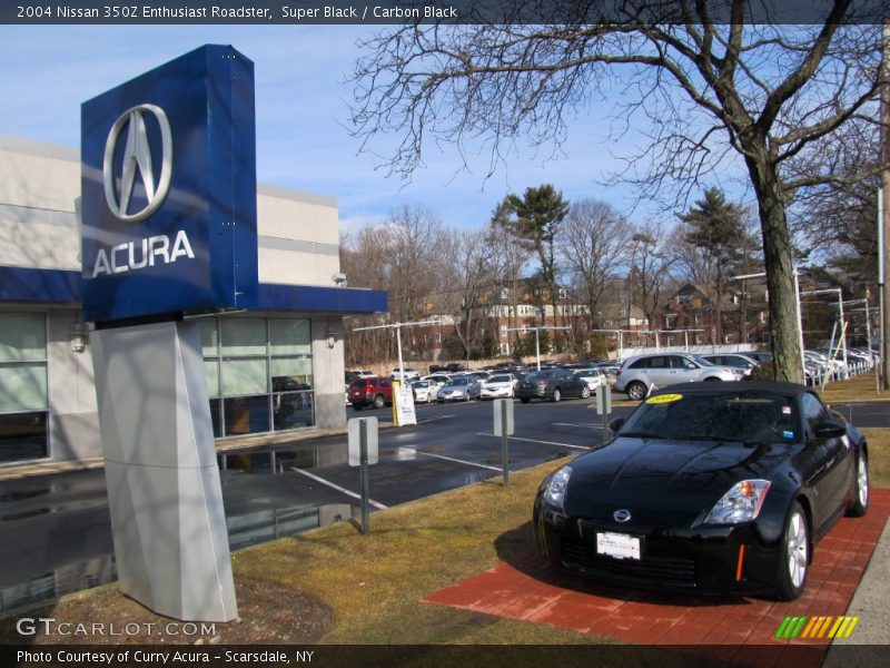 Super Black / Carbon Black 2004 Nissan 350Z Enthusiast Roadster
