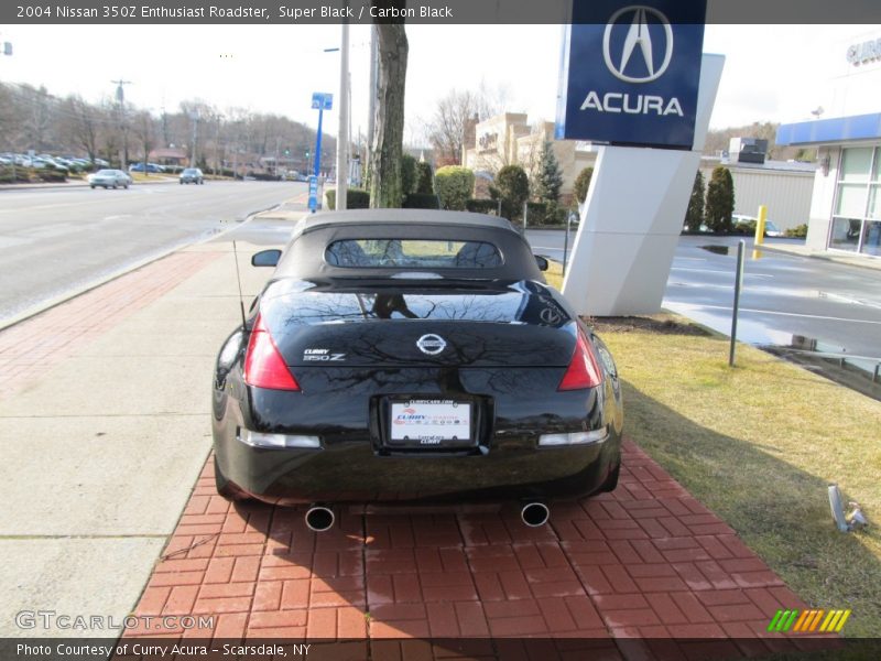 Super Black / Carbon Black 2004 Nissan 350Z Enthusiast Roadster