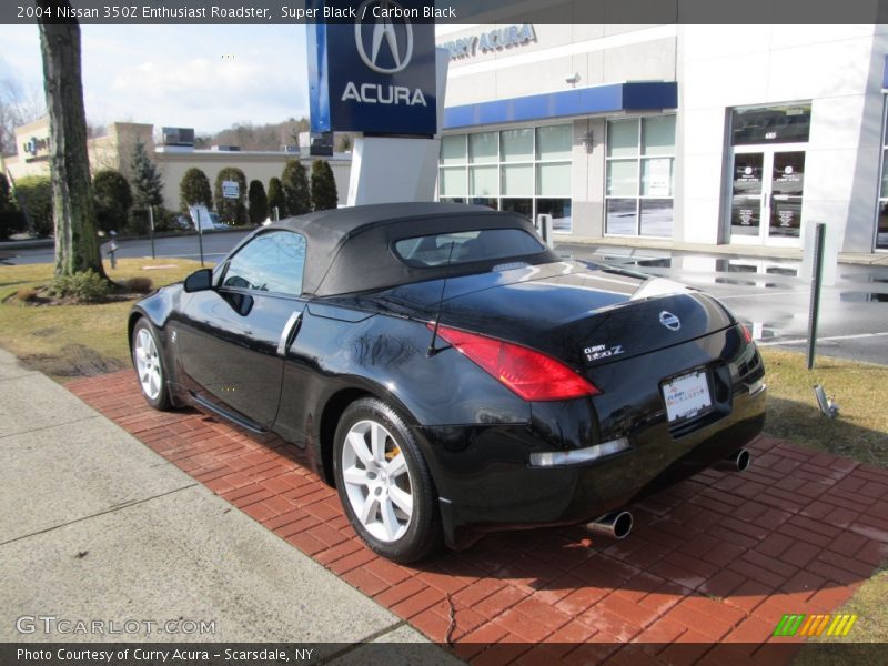 Super Black / Carbon Black 2004 Nissan 350Z Enthusiast Roadster