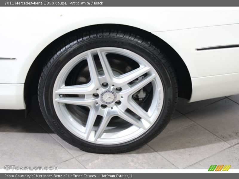 Arctic White / Black 2011 Mercedes-Benz E 350 Coupe