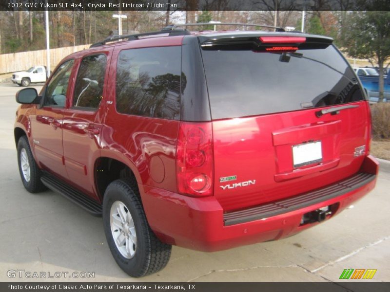 Crystal Red Tintcoat / Light Tan 2012 GMC Yukon SLT 4x4