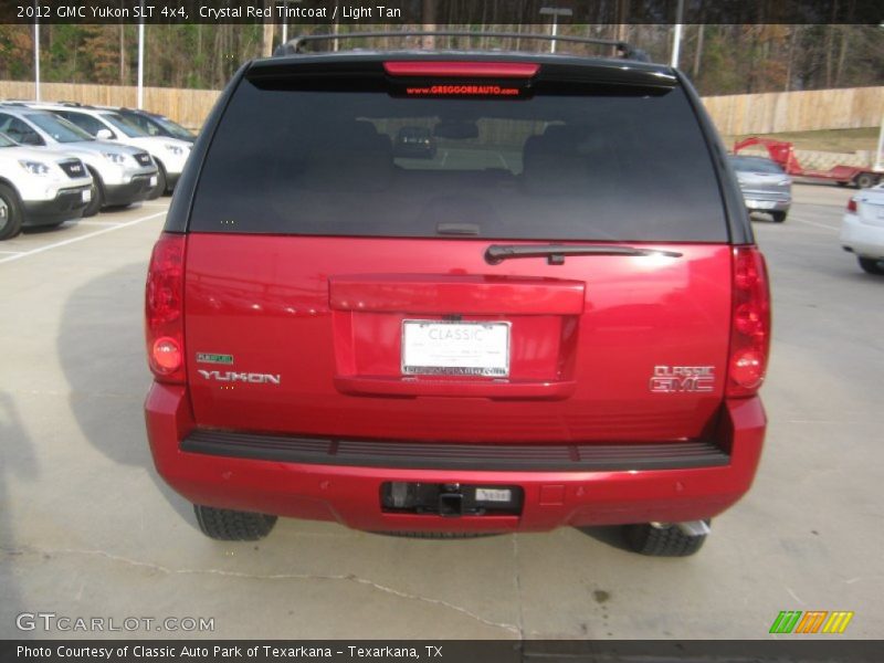 Crystal Red Tintcoat / Light Tan 2012 GMC Yukon SLT 4x4