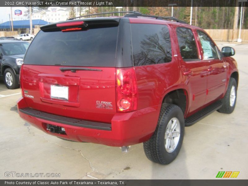 Crystal Red Tintcoat / Light Tan 2012 GMC Yukon SLT 4x4