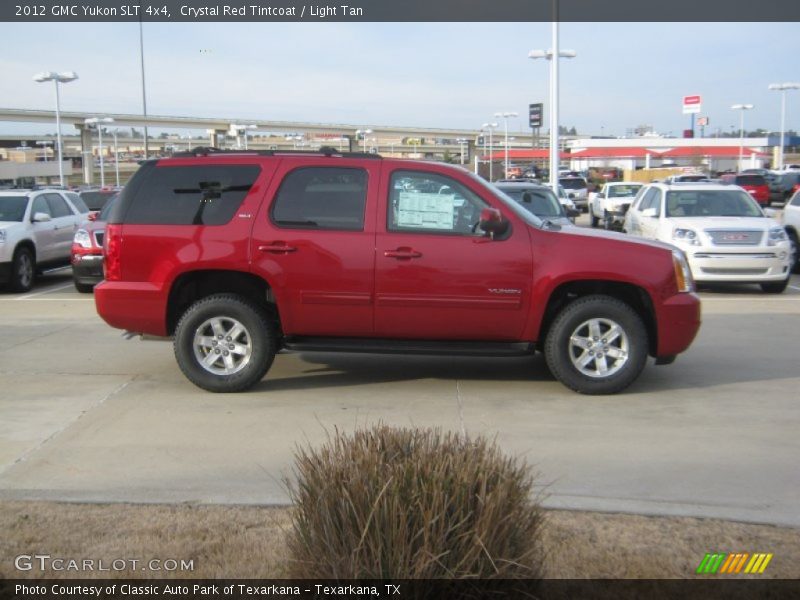 Crystal Red Tintcoat / Light Tan 2012 GMC Yukon SLT 4x4