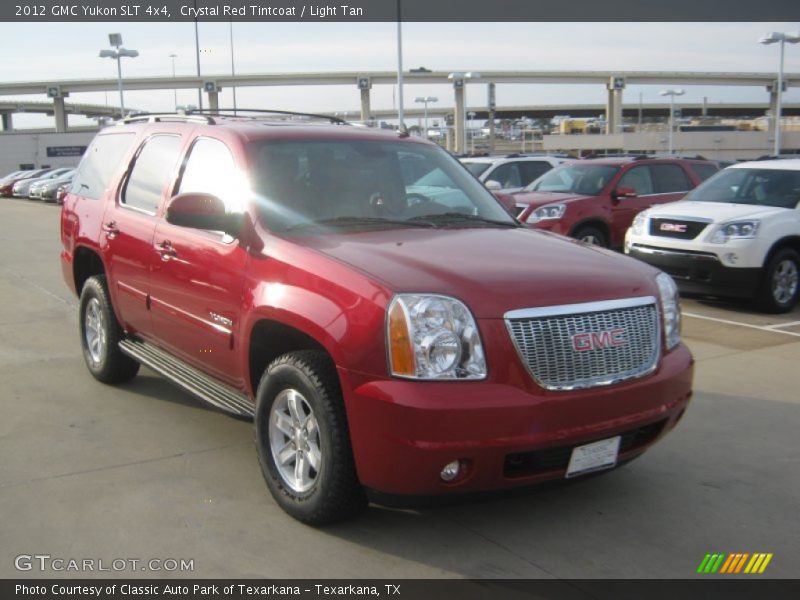 Crystal Red Tintcoat / Light Tan 2012 GMC Yukon SLT 4x4