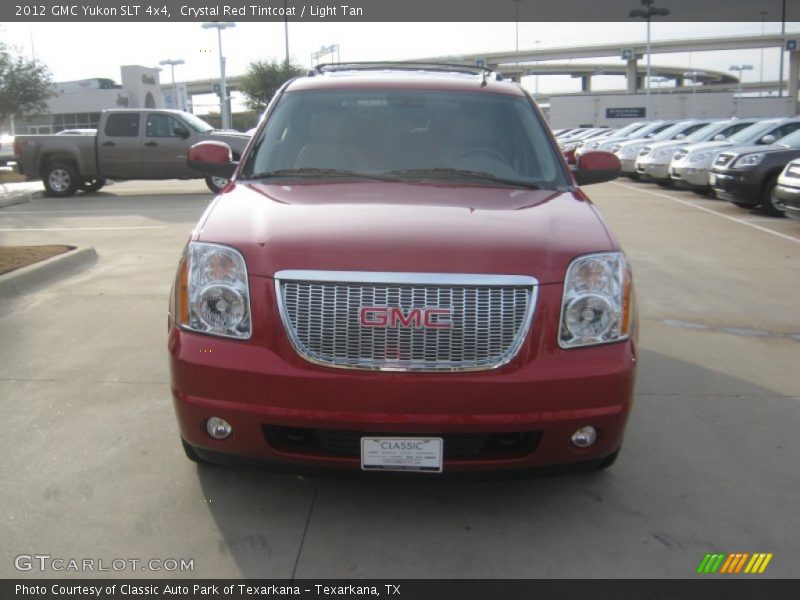Crystal Red Tintcoat / Light Tan 2012 GMC Yukon SLT 4x4